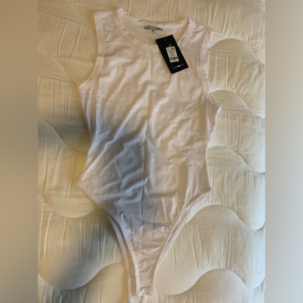 White Fashion Nova Bodysuit